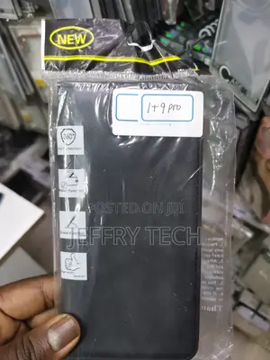 Leather Flip Case for Oneplus 9 Pro Slim Leather Case -Black