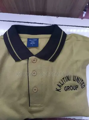 Polo Neck T-Shirts (Beige Colour)