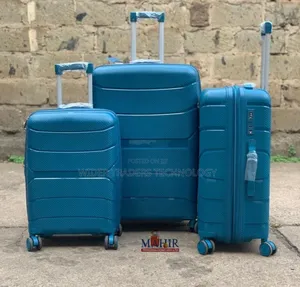 3 in 1 Rubber Suitcase Set | Durable Luggage