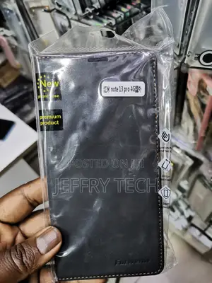 Leather Caseme Case for Xiaomi Redmi Note 13 Pro 4g-Black