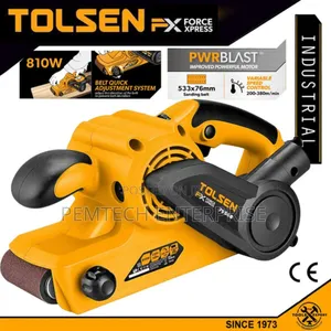 Belt Sander Variable Speed W/ Dust Bag (810W)