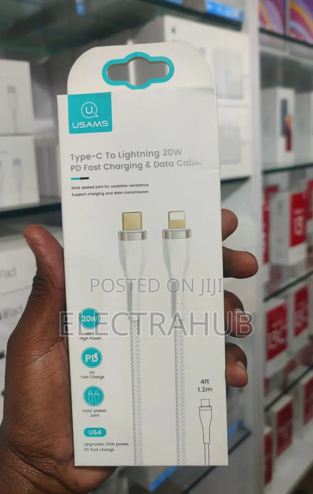 Usams Type-C to Lightning Fast Charging Data Cable