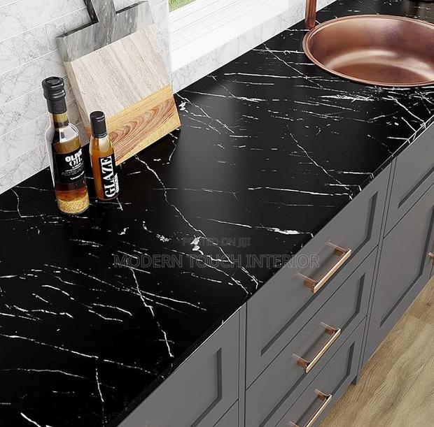 Modern Black Marble Wallpaper