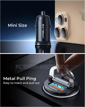 125w Usb C Car Charger Super Fast Charging for iPhone 16,