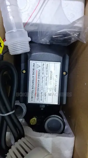 DC Solar Booster Pump, 12 v , 1500 L/H, 25 M Head 180 Watts