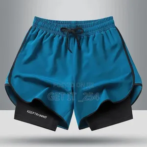 Unisex 2 In 1gym Shorts