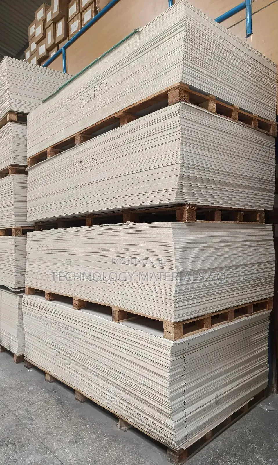 Fiber Cement Boards, Thickness=6mm.
