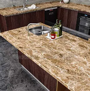 Brown Marble Contact Paper