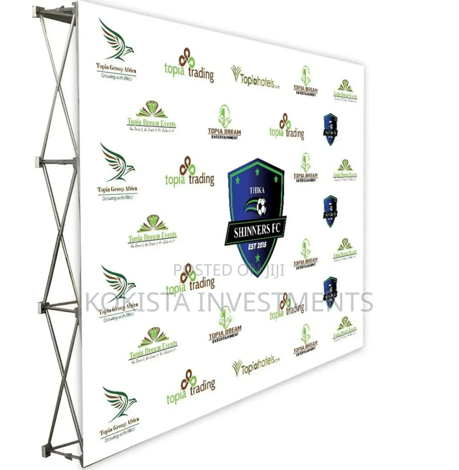 Back Drop Banners Complete With Its Stand