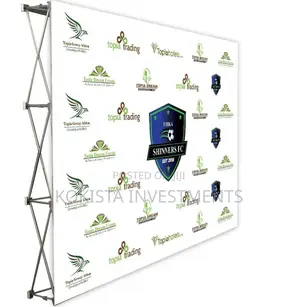 Back Drop Banners Complete With Its Stand