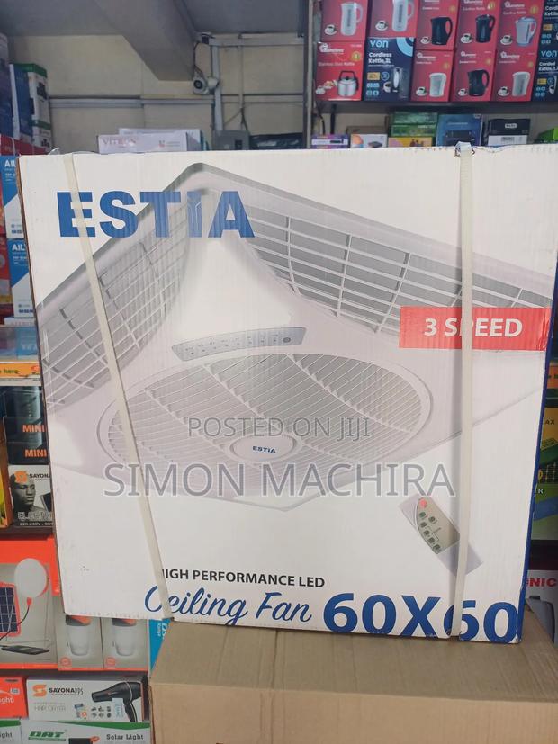 60 by 60 Ceiling Louvre Fan - main view