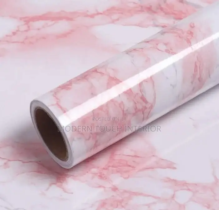 Pink Marble Contact Paper