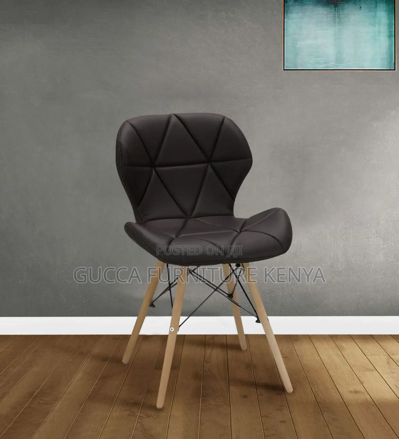 Home Chairs: Comfortable Tufted Cafeteria /Dining Chair
