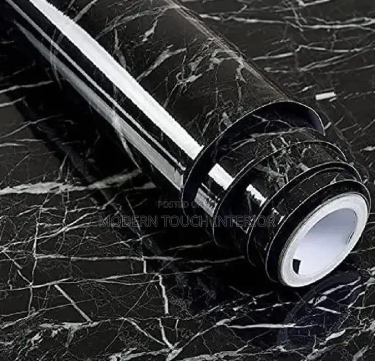 Black Marble Wallpaper ( 0.6M by 10M)