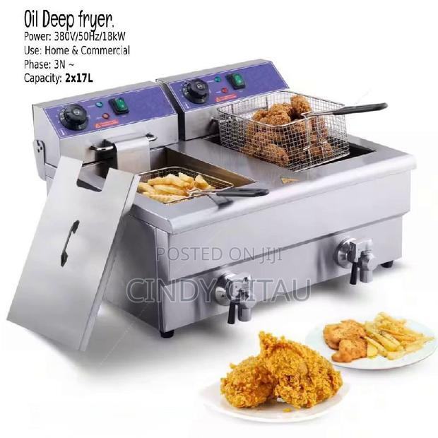 Prokit Double Fryer Capacity 17+17 Litres (3 Phase)