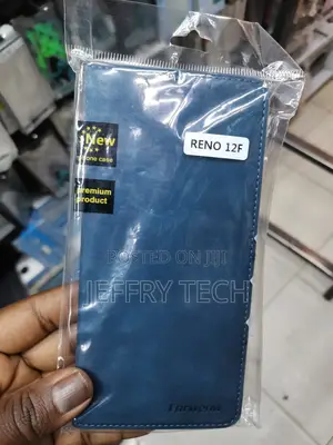 Flip Case for OPPO Reno 12F Cover Wallet Card Slot-Blue