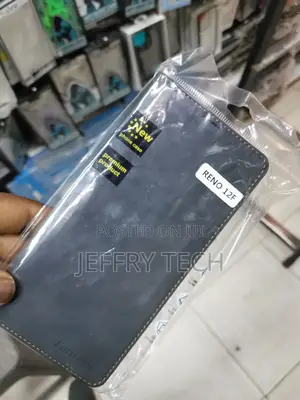 Flip Case for OPPO Reno 12F Cover Wallet Card Slot -Black