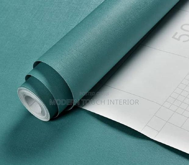 Green Water-Proof Contact Wallpaper