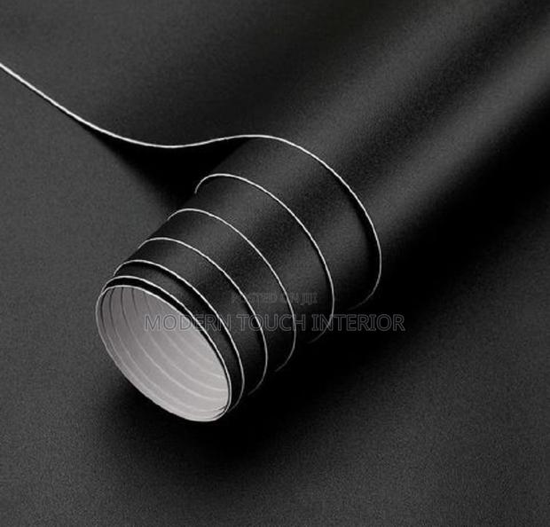 Plain Black Contact Paper