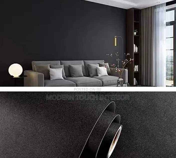 Textured Black Contact Paper