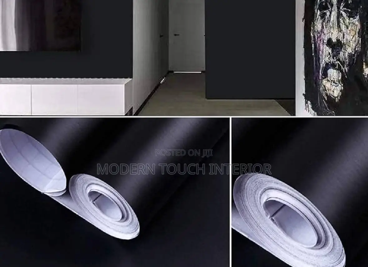 New Black Contact Paper