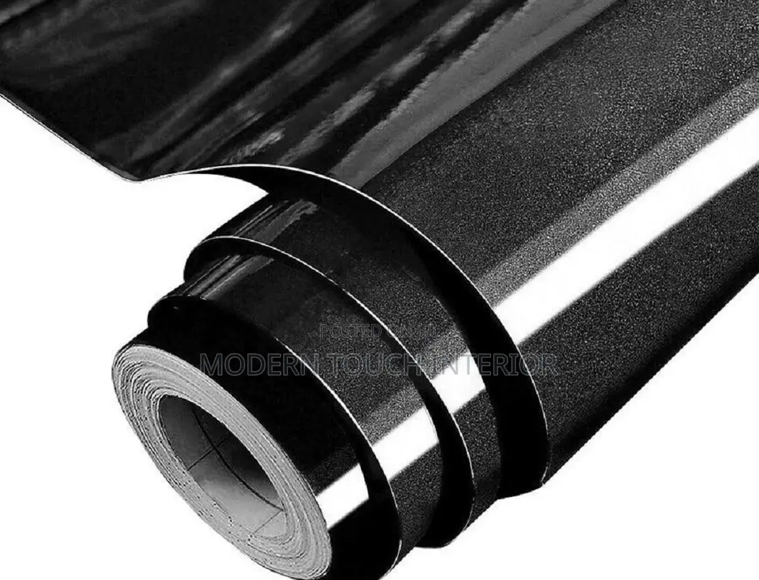 Black Glossy Contact Wallpaper