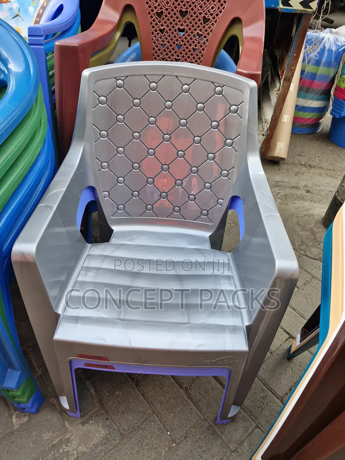 Kenstar Premium Long Arm Plastic Chair.
