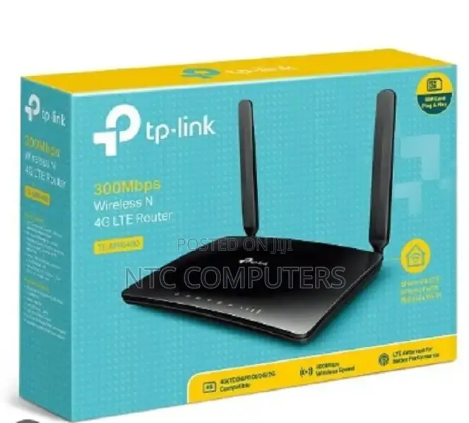 Tp-Link 300mbps Wireless N 4g Lte Router - Tl-Mr6400