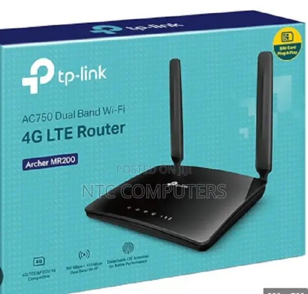 Tp-Link AC750 Wireless Dual Band 4G LTE Router - TLTP-Link A