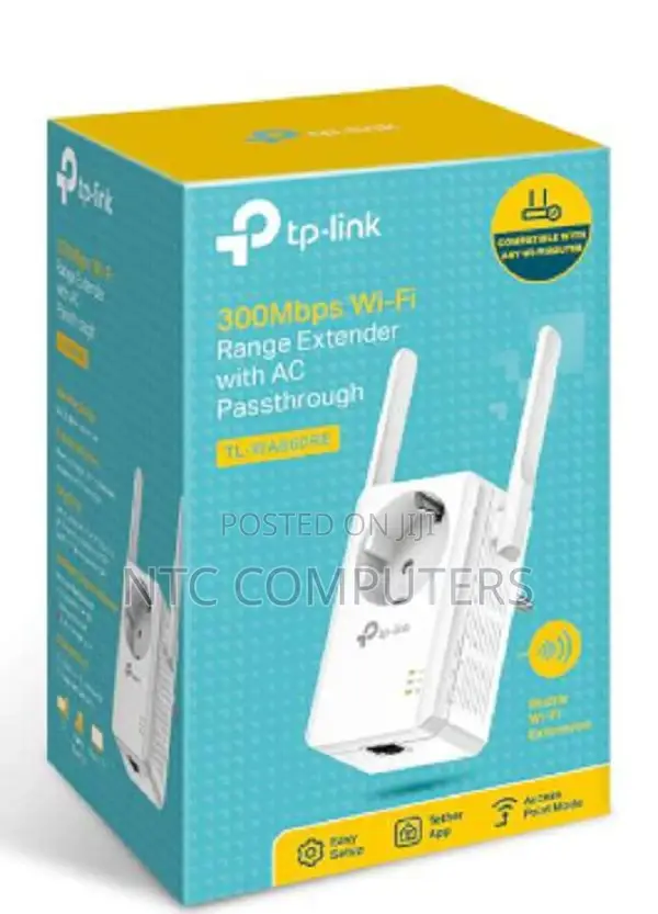 Tp-Link 300mbps Wi-Fi Range Extender With AC Passthrough - T