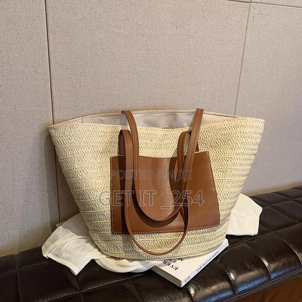 Ladies Straw BagTwo Shades Available - thumbnail 4