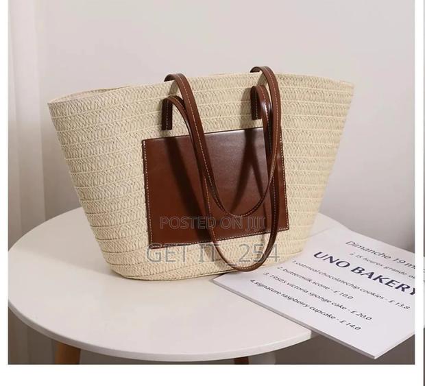 Ladies Straw BagTwo Shades Available - thumbnail 5