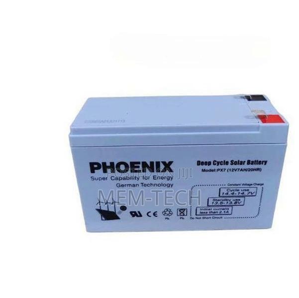 Pheonix 7 AH Solar Battery Dry Cell Maintenance Solar Batter