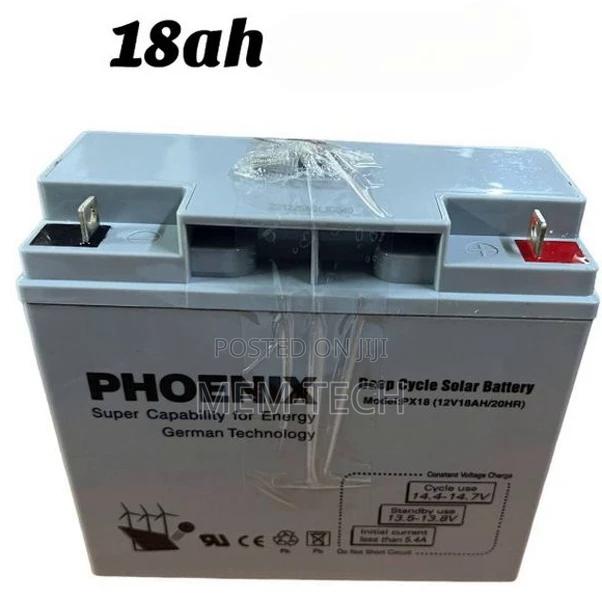 Phoenix 18ah Solar Battery Maintenance Free Solar Battery - main view