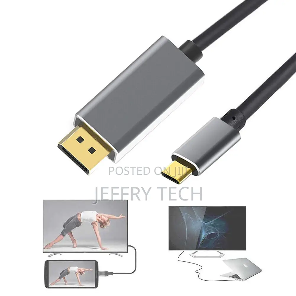 E30 USB C to Displayport Cable, at 60hz 1.8m USB Type C to D