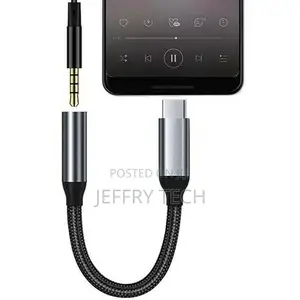 USB Type-C to 3.5mm Aux Audio Adapter Headphone Jack Convert