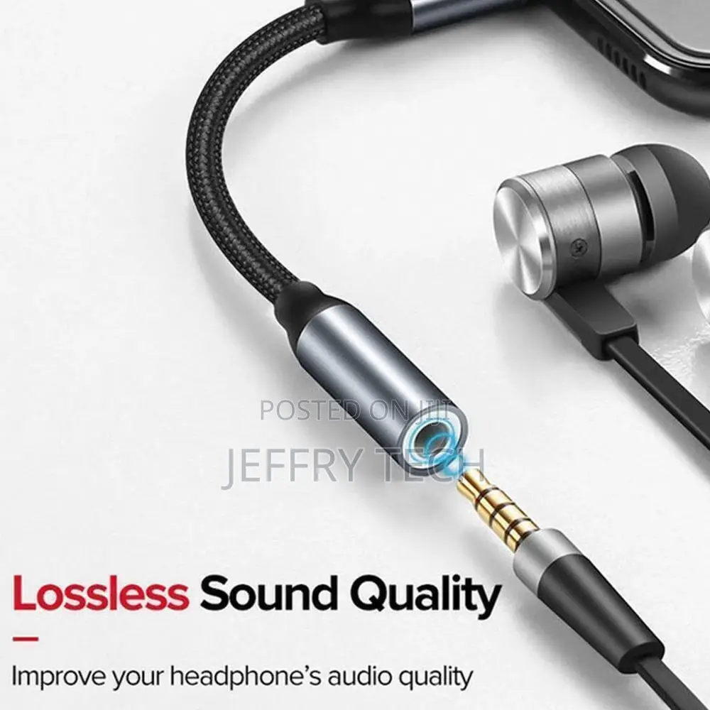 USB Type-C to 3.5mm Aux Audio Adapter Headphone Jack Convert