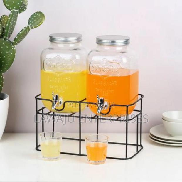 8L Drink Dispenser With Tap and Stand - main view