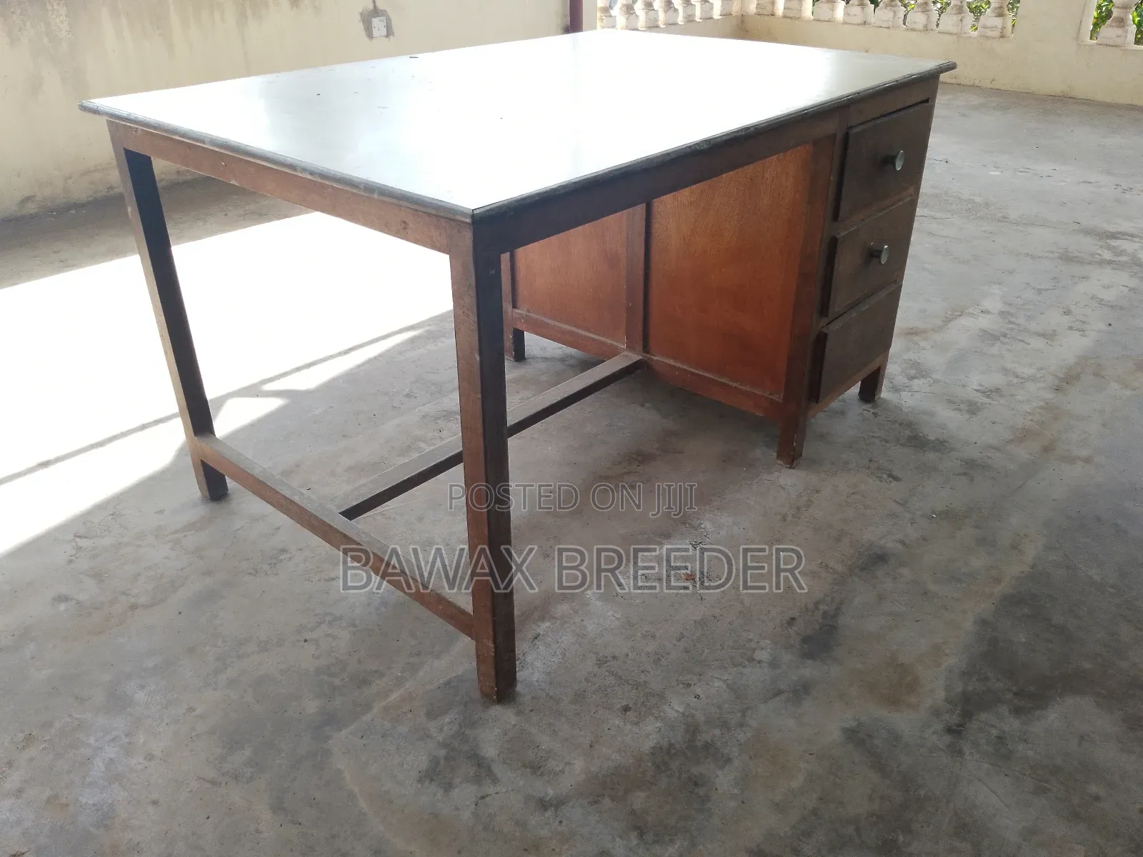 Mvule Office Table
