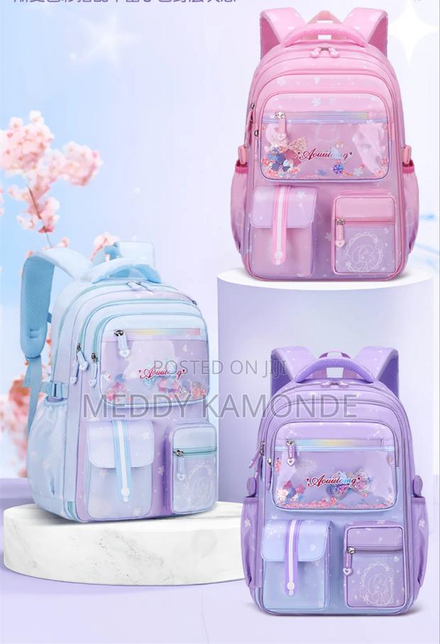 Pink Kids School Bag