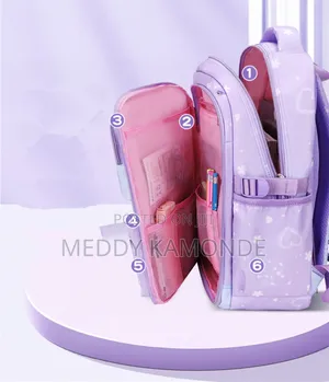 Pink Kids School Bag