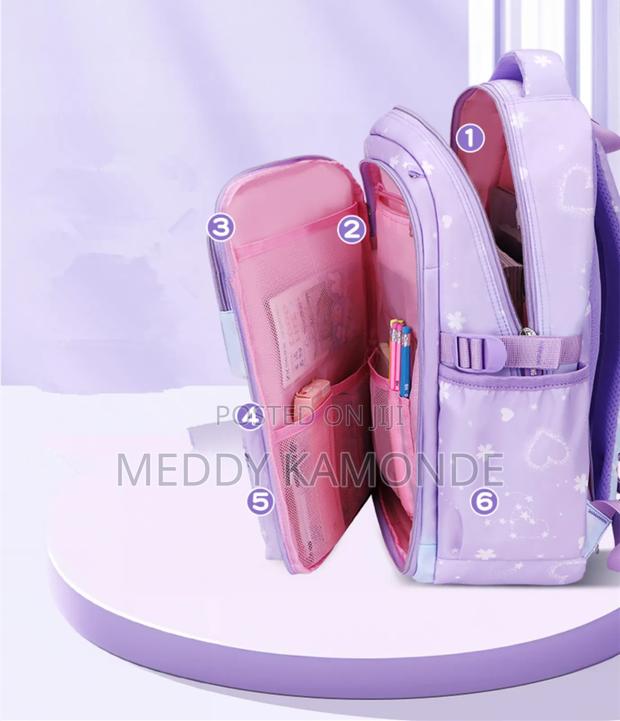 Pink Kids School Bag - thumbnail 2