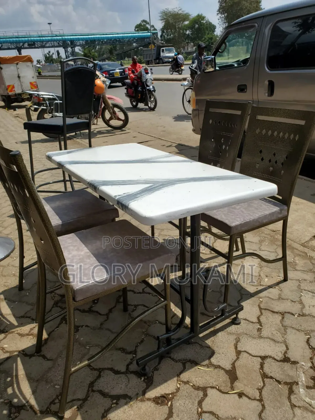 4by2 Marble Restaurants Table