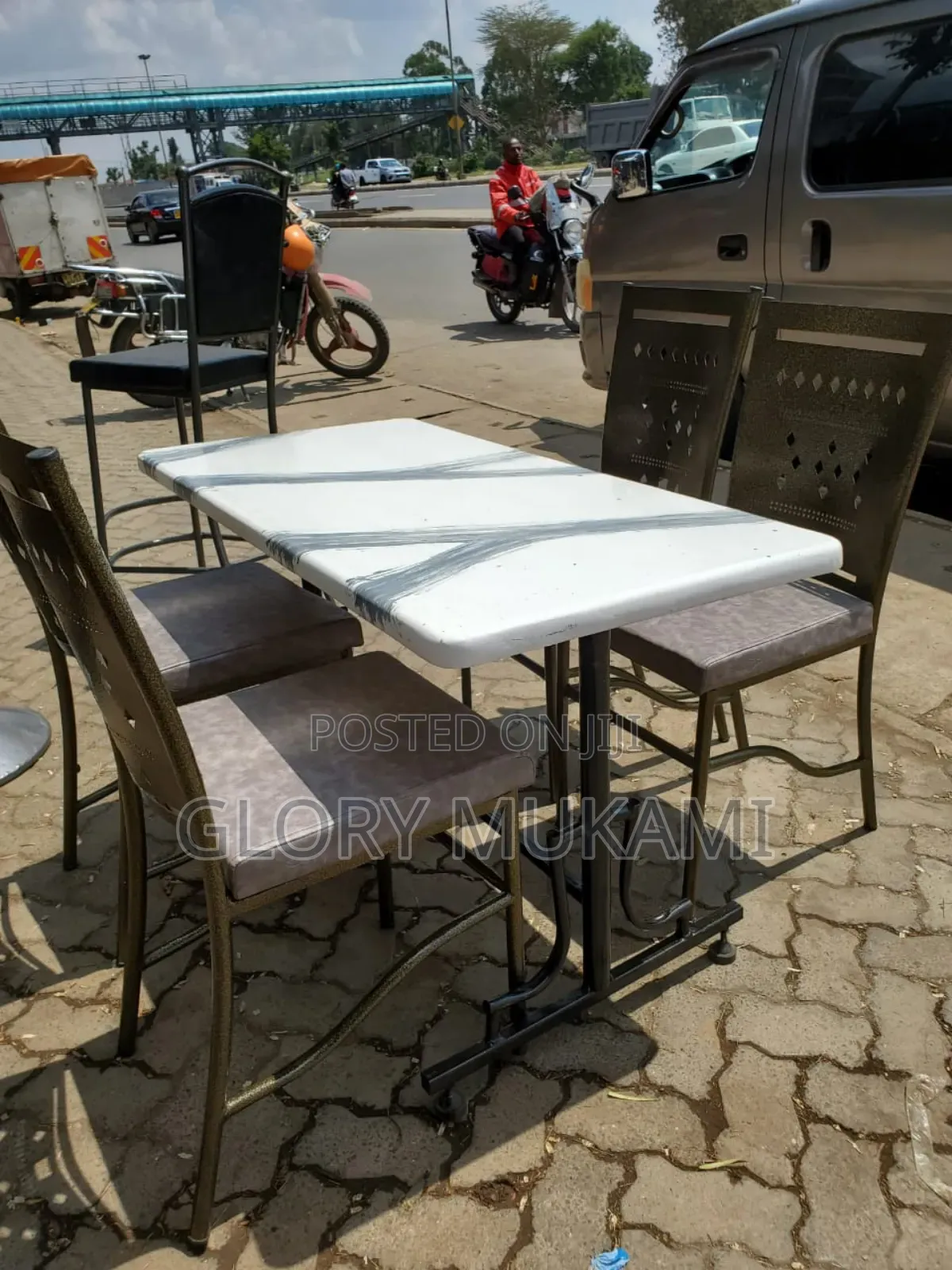 4by2 Marble Restaurants Table