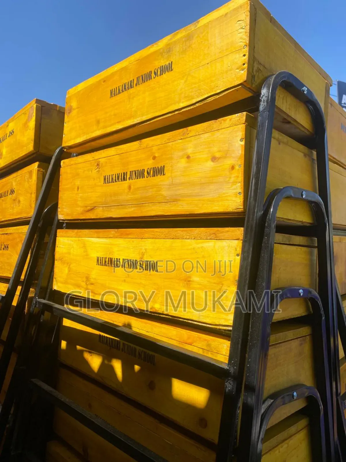 Labeled School Lockers