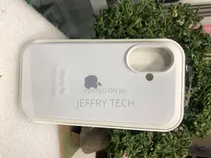 Silicone iPhone 16 SILICON COVER White Color