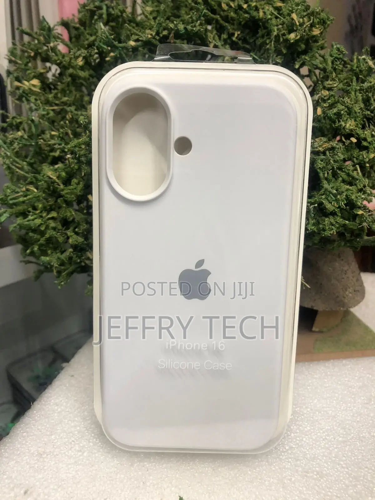Silicone iPhone 16 SILICON COVER White Color