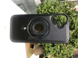 Leather Case for iPhone 16 Wireless Charging Phone Cover Wit