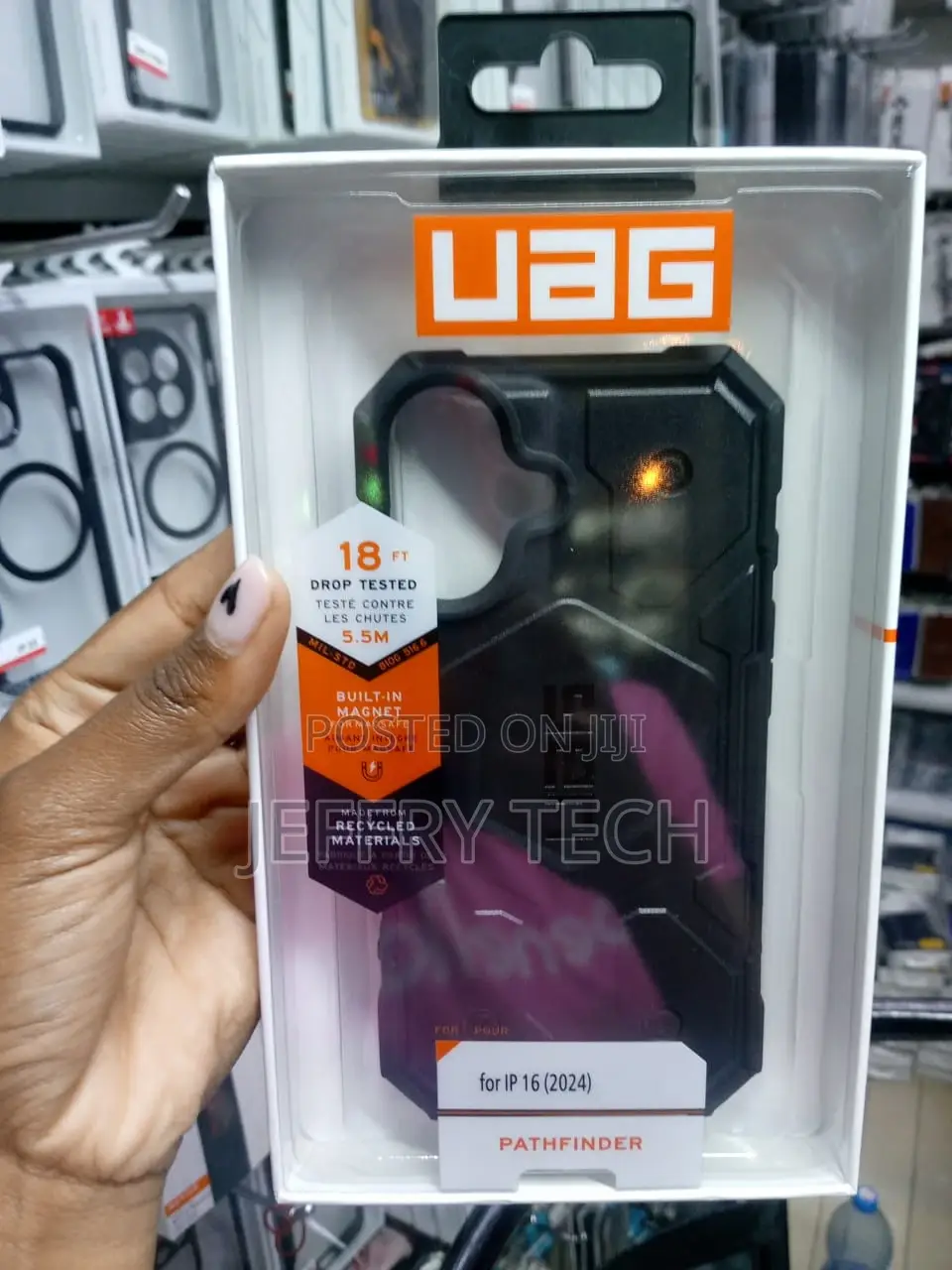 UAG iPhone 16 Case Kevlar Silver 6.7" Monarch Pro Built-in M