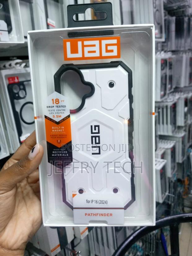 (UAG) - Pathfinder Magsafe Case for Apple iPhone 16 - Ice - main view